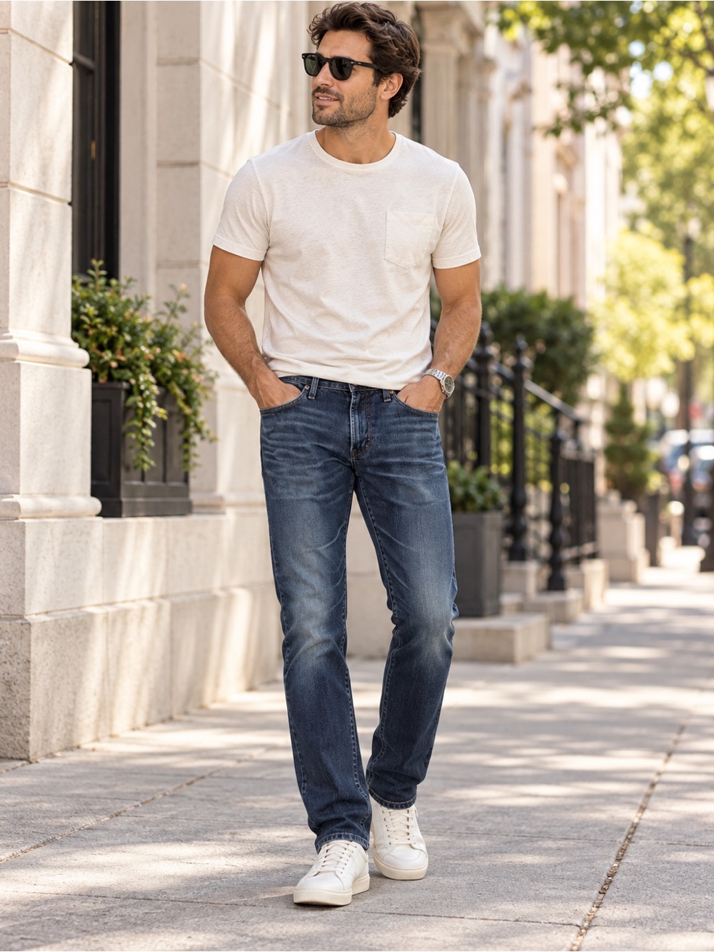 AG Matchbox Slim Straight Men’s Jeans Size 34 x 30 Adriano Goldschmied Denim